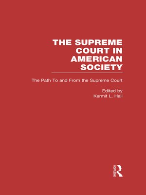 cover image of The Path to and From the Supreme Court